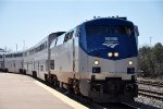 Westbound "Texas Eagle" comes into the station